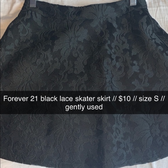 Forever 21 Dresses & Skirts - Black skater skirt Forever 21 Dresses & Skirts - Black skater skirt